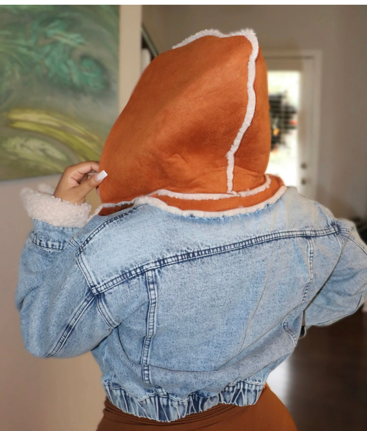 TEDDY DENIM JACKET